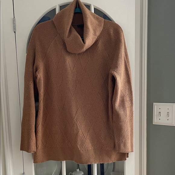 Talbots Sweaters - Talbots Camel Cowl Neck Sweater